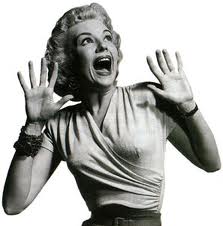 woman screaming